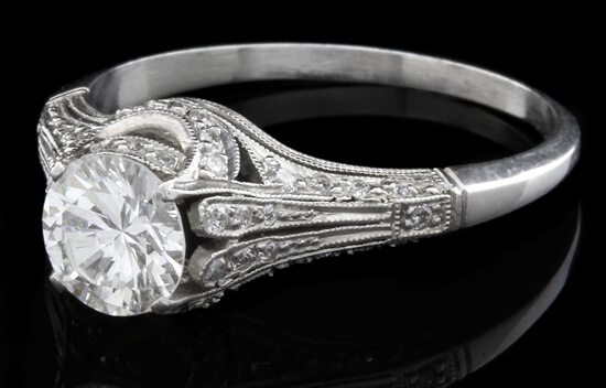 Vintage celtic wedding rings