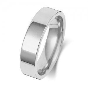 Palladium wedding ring 5mm