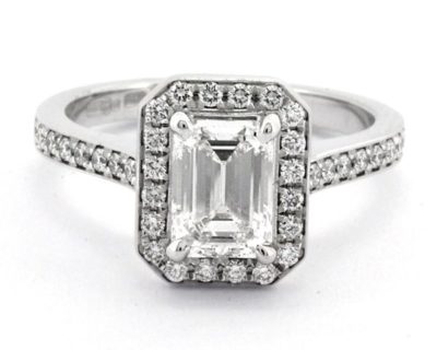 1 35 Carat Emerald Cut Halo Diamond En Ement Ring Hd028 1 35 Carat Emerald Cut Halo Diamond En Ement Ring Hd028