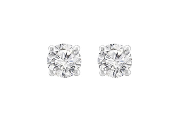 0 75 Carat Round Cut Diamond Stud Earrings Er063 Ireland Commins